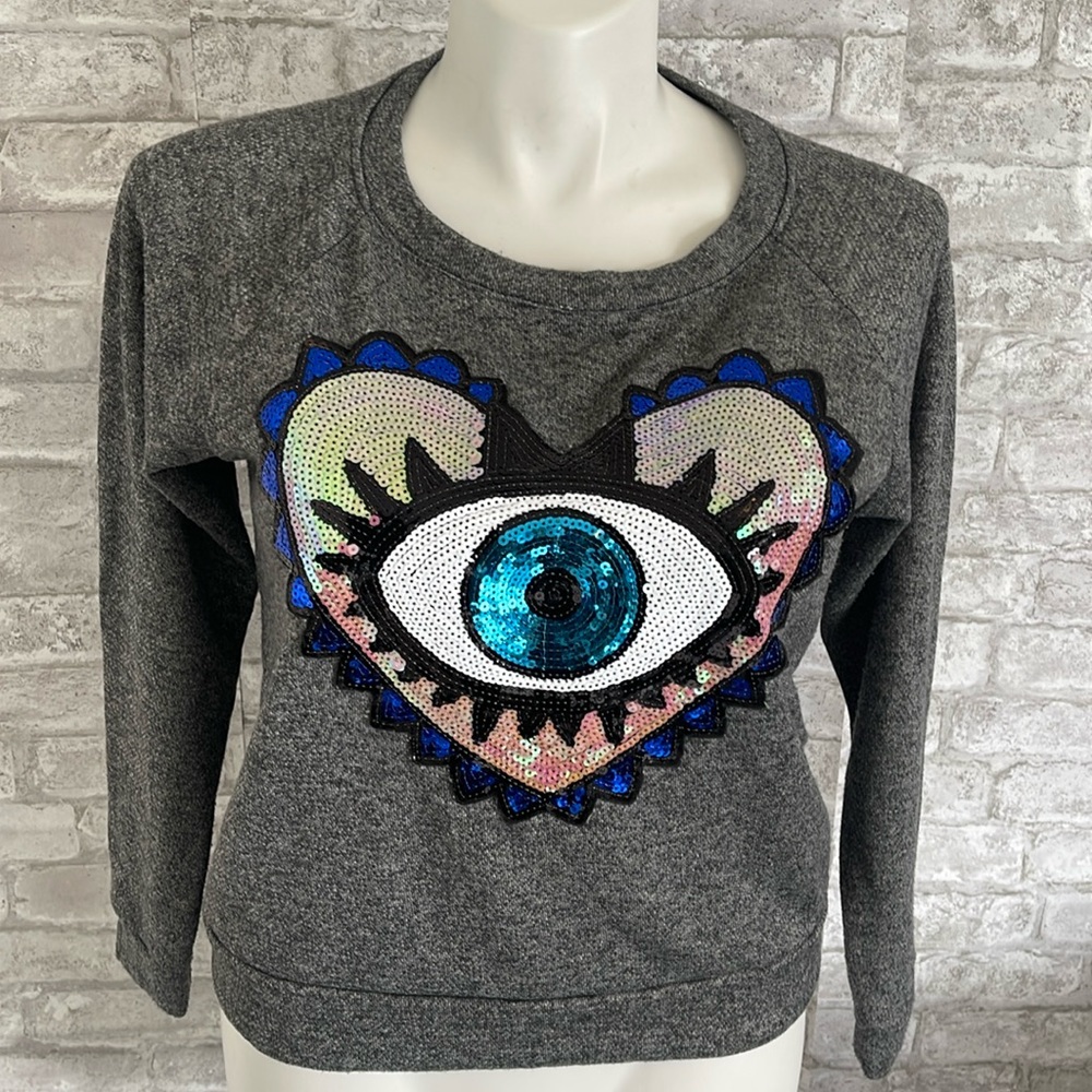 Melissa Masse Sequin Heart Eye